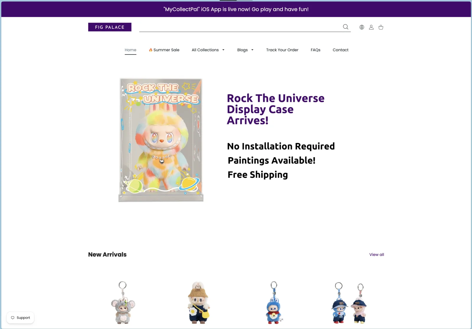 FigPalace Shopify 店铺首页